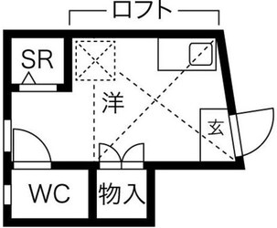 サークルハウス北千住の物件間取画像